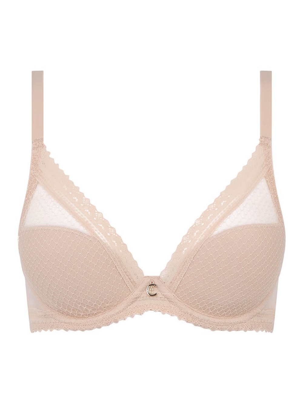 Romance Plunge Contour Bra - Nude Blush